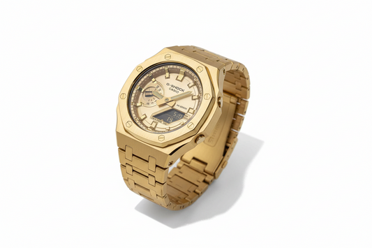Custom G Shock Mod - Ga2100 - Casioak - Gold Edition