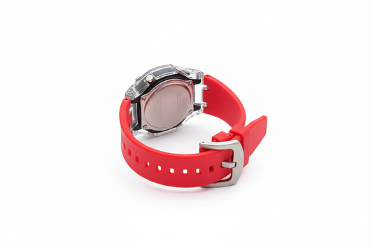 Custom G Shock Mod - Casioak - Clear Red Edition