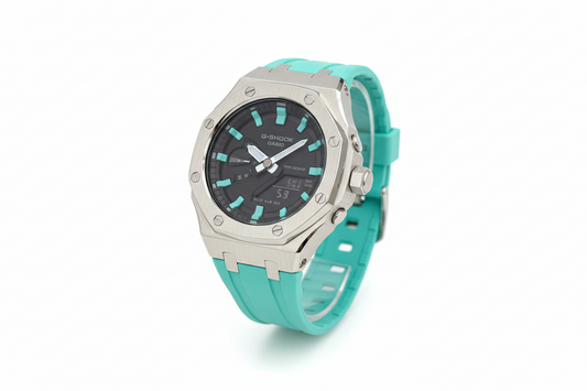 Custom G Shock Mod - Ga2100 Casioak - Tiffany Edition